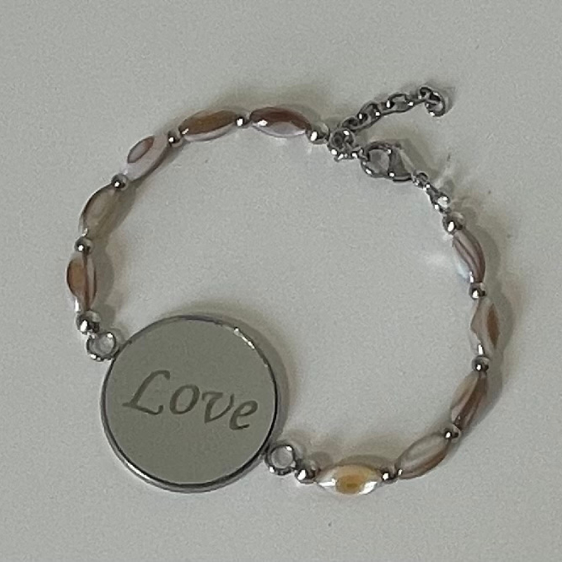 The Mother of Pearl Mirror Bracelet
